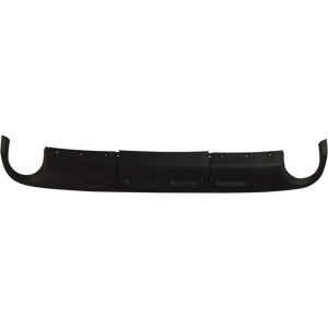 ENVISION 16-18 REAR LOWER VALANCE, Textured Black, w/ Dual Exhaust Holes