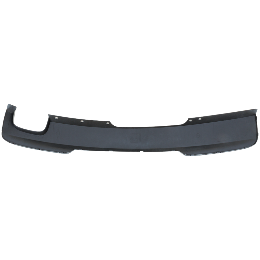 528I 11-16 REAR LOWER VALANCE, Center Cover, Textured, w/ M Package, w/ Single Exhaust Hole, Sedan