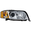 A6 02-04 HEAD LAMP RH, Assembly, Halogen, 6 Cyl Eng.