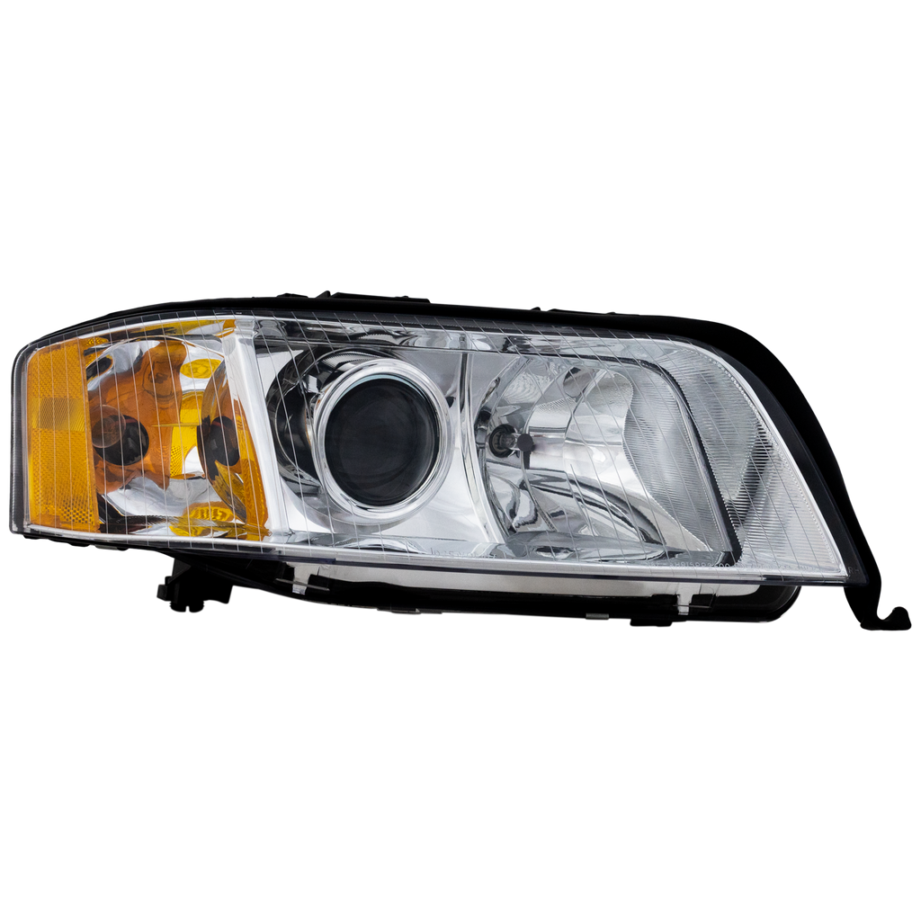 A6 02-04 HEAD LAMP RH, Assembly, Halogen, 6 Cyl Eng.