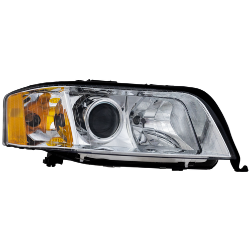 A6 02-04 HEAD LAMP RH, Assembly, Halogen, 6 Cyl Eng.