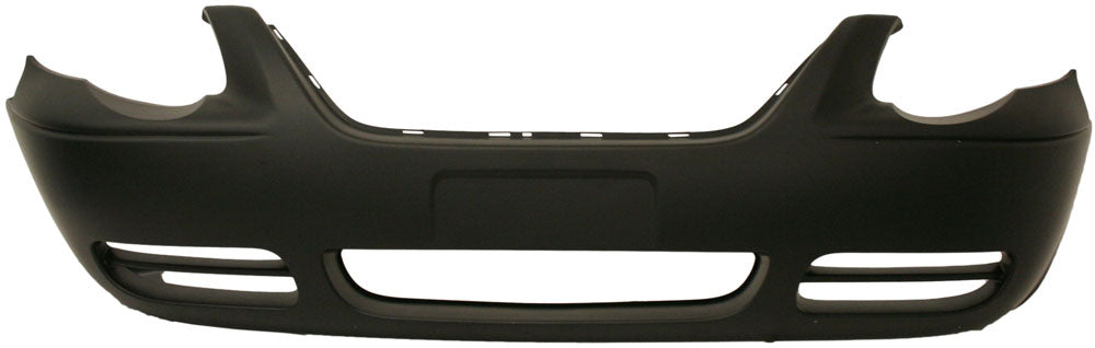 TOWN AND COUNTRY 05-07 FRONT BUMPER COVER, Primed, 119 In. WB, w/ Scalloped Headlights, w/o Fog Light Holes - CAPA