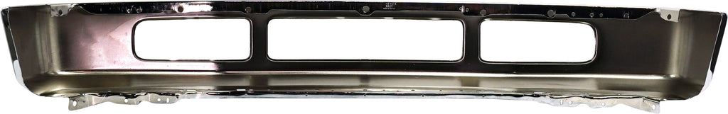 F-250 SUPER DUTY/F-350 SUPER DUTY 08-10 FRONT BUMPER, Chrome, Steel, w/o Side Moulding Hole, w/ Moulding Pad Holes