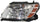 TAURUS 08-09 HEAD LAMP LH, Assembly, Halogen