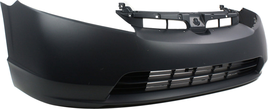 Front Bumper Cover Primed For 2007-2008 Honda Civic 2.0L Eng Exc. MUGEN Si Sedan Replacement RBH010302P