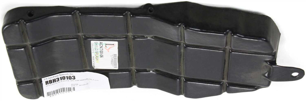 ACCENT 00-05 ENGINE SPLASH SHIELD LH, Under Cover
