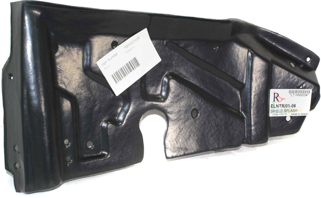 ELANTRA 01-06/TIBURON 03-08 ENGINE SPLASH SHIELD, Under Cover, RH