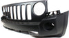 PATRIOT 07-10 FRONT BUMPER COVER, Primed, w/ Fog Light and Tow Hook Holes - CAPA