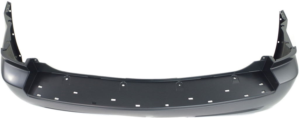 GRAND CHEROKEE 05-10 REAR BUMPER COVER, Primed, w/o Chrome Insert, w/ Tow Hook Holes, Exc. SRT-8 Model