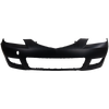 MAZDA 3 07-09 FRONT BUMPER COVER, Primed, Standard Type, Sedan - CAPA