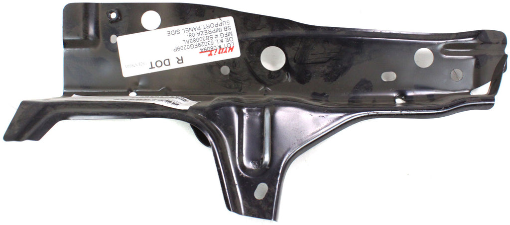 IMPREZA 08-14 RADIATOR SUPPORT LH, Side Panel, Steel, Sedan/Wagon