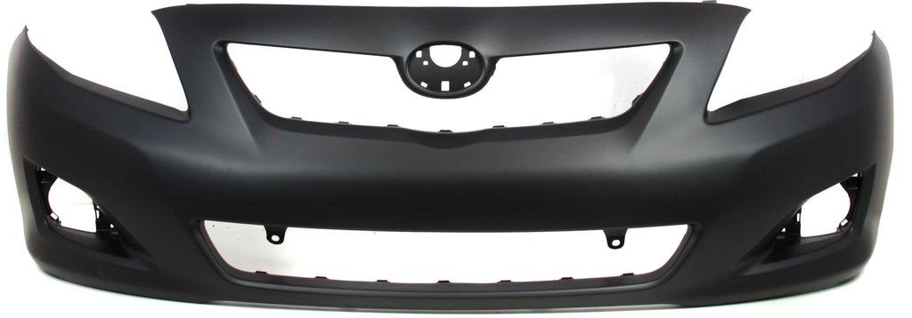 COROLLA 09-09 FRONT BUMPER COVER, Primed, Sedan, w/o Spoiler Holes