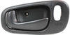 COROLLA/PRIZM 98-02 FRONT INTERIOR DOOR HANDLE LH, Black, Power Lock, w/ Lock Hole (=REAR)