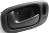 COROLLA/PRIZM 98-02 FRONT INTERIOR DOOR HANDLE LH, Black, Power Lock, w/ Lock Hole (=REAR)