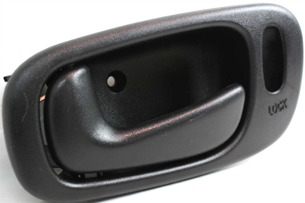 COROLLA/PRIZM 98-02 FRONT INTERIOR DOOR HANDLE LH, Black, Power Lock, w/ Lock Hole (=REAR)