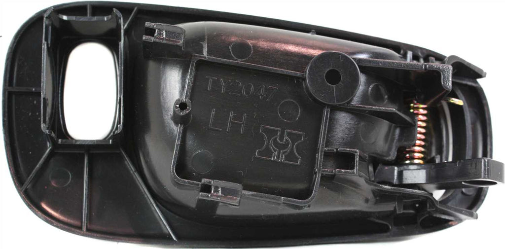 COROLLA/PRIZM 98-02 FRONT INTERIOR DOOR HANDLE LH, Black, Power Lock, w/ Lock Hole (=REAR)