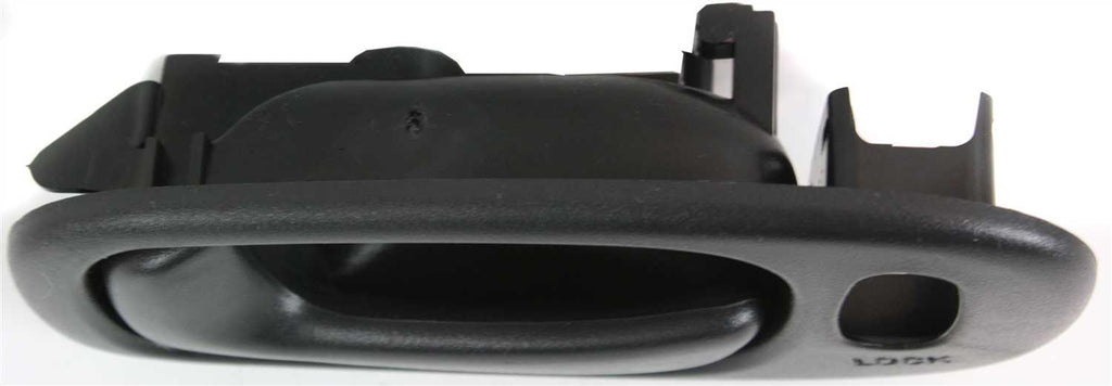 COROLLA/PRIZM 98-02 FRONT INTERIOR DOOR HANDLE LH, Black, Power Lock, w/ Lock Hole (=REAR)