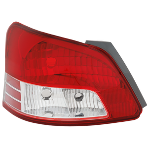 YARIS 07-12 TAIL LAMP RH, Lens and Housing, Base Model, w/o Sport Package, Sedan - CAPA