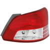 YARIS 07-12 TAIL LAMP LH, Lens and Housing, Base Model, w/o Sport Package, Sedan - CAPA