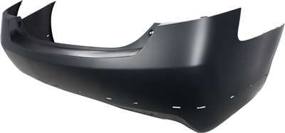 CAMRY 07-11 REAR BUMPER COVER, Primed, w/ Dual Exhaust Holes and Spoiler Holes, SE Model, USA Built Vehicle - CAPA