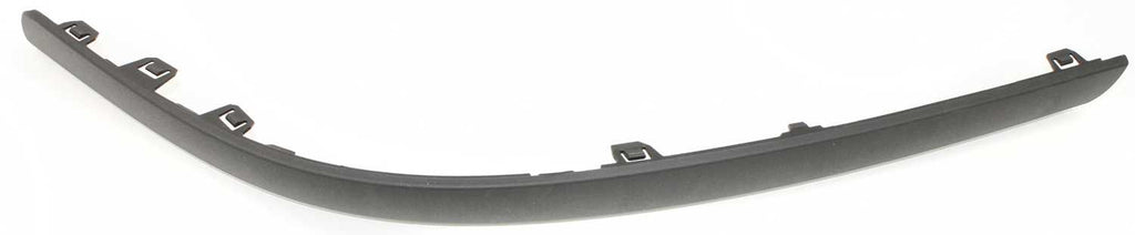 S60 01-04 FRONT BUMPER MOLDING LH, Plastic, Black, Outer, (Exc. R Models)