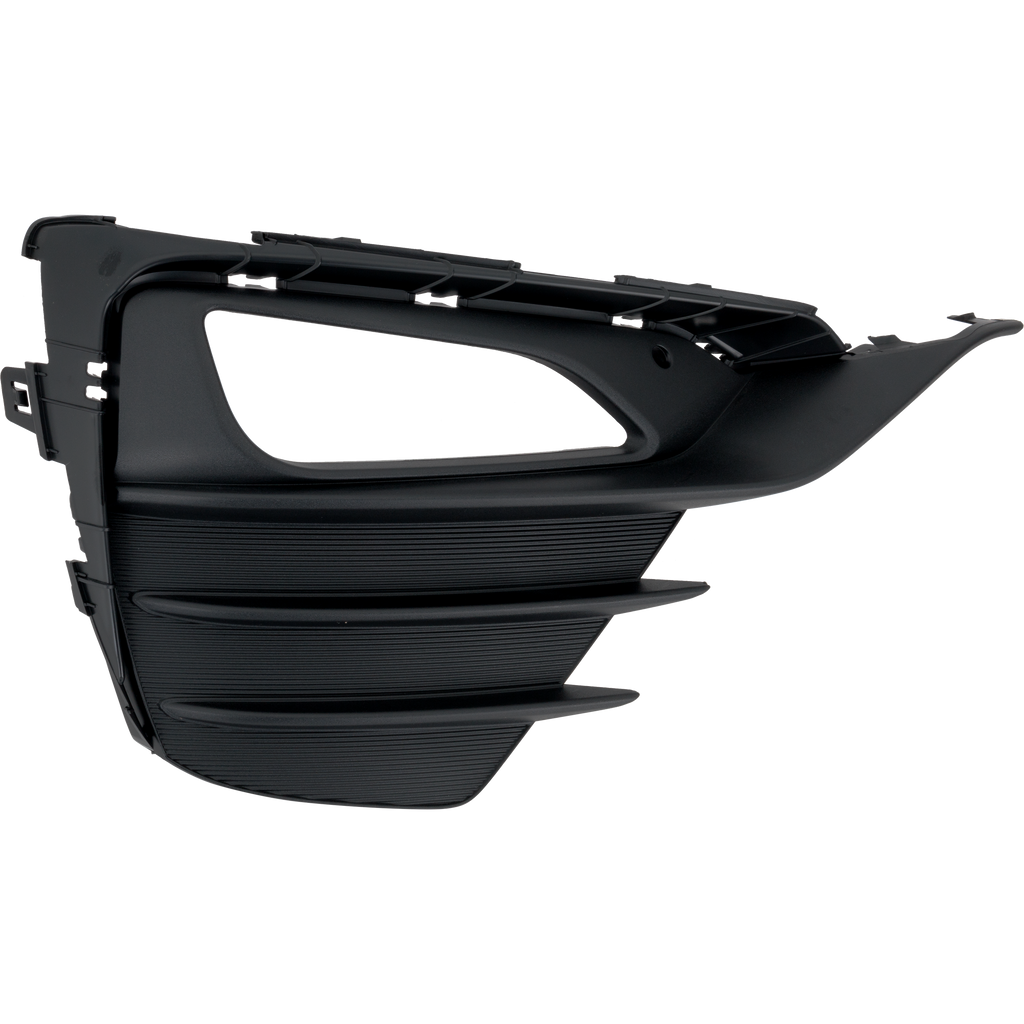 CRUZE 17-19 FRONT BUMPER GRILLE LH, Black, w/ RS Package, Hatchback/Sedan