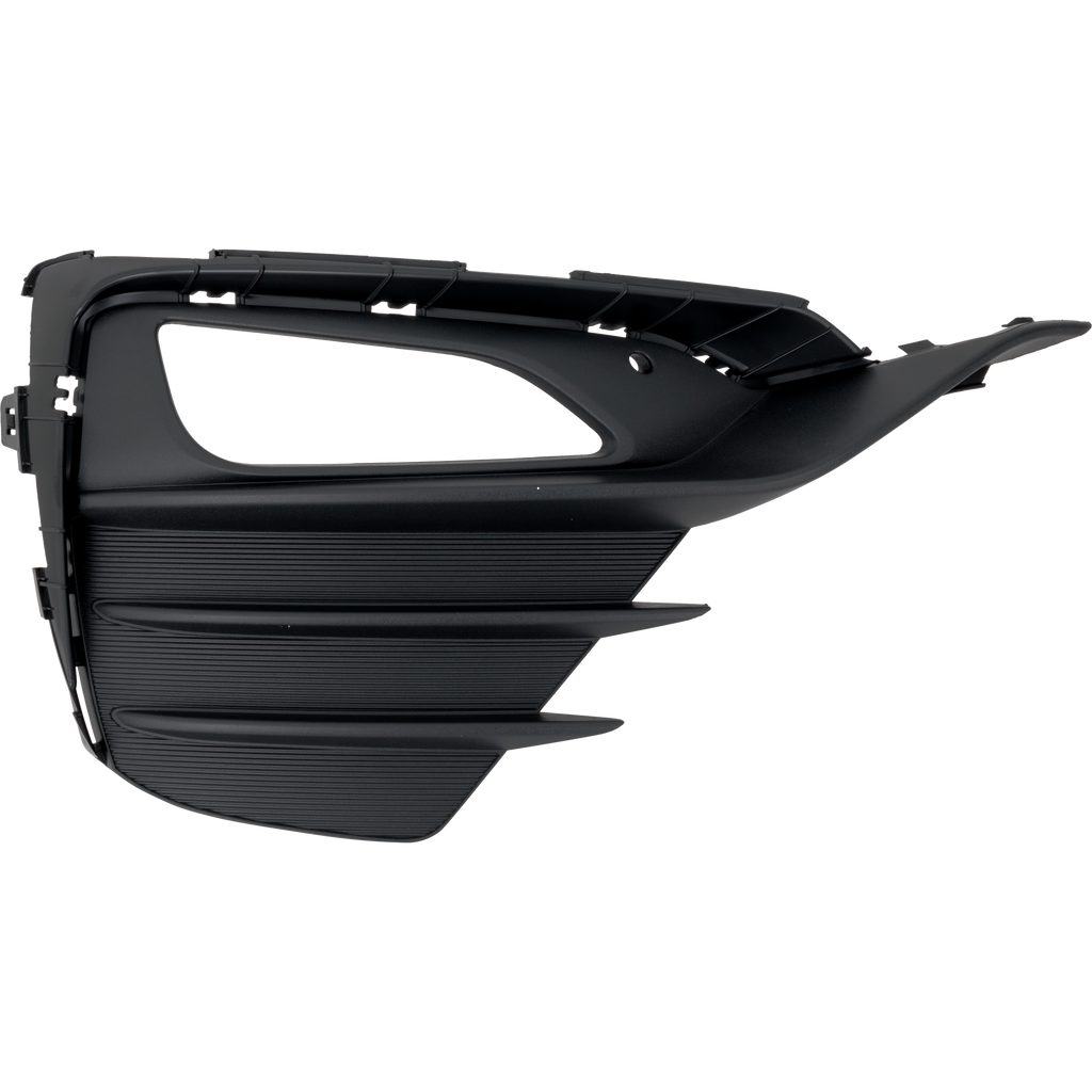 CRUZE 17-19 FRONT BUMPER GRILLE LH, Black, w/ RS Package, Hatchback/Sedan