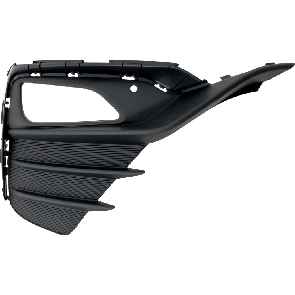 CRUZE 17-19 FRONT BUMPER GRILLE LH, Black, w/ RS Package, Hatchback/Sedan