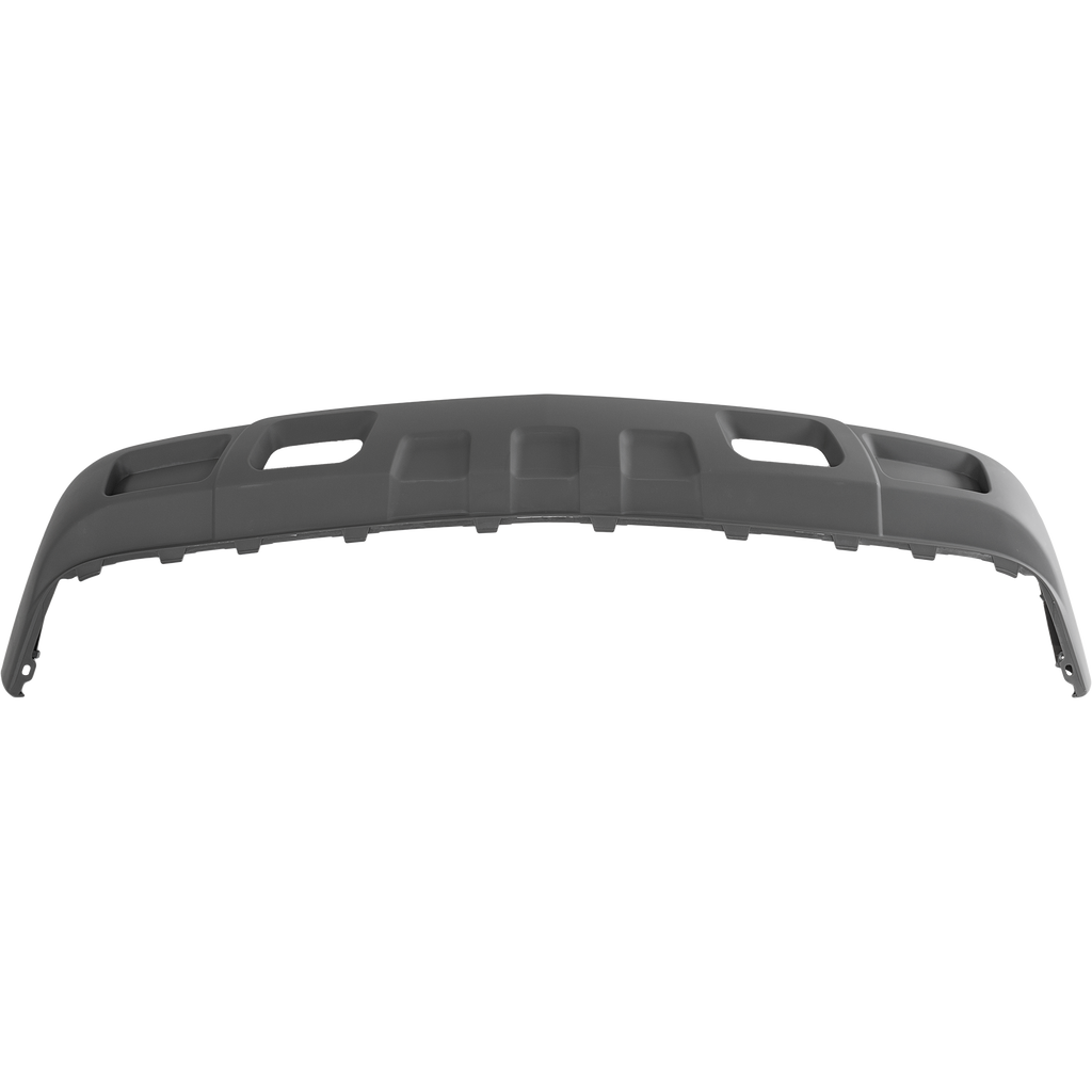 SILVERADO 1500 03-07 FRONT LOWER VALANCE, Air Deflector, Textured, w/o Fog Light Holes, w/ Tow Hook Holes, w/o Sport Package, Base/LS/LT Model