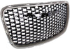 CHRYSLER 300 15-21 GRILLE, Alloy, Silver Gray Shell, w/ Gloss Black Insert