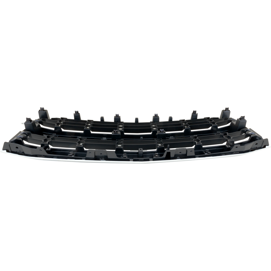 SILVERADO 1500 16-18/SILVERADO 1500 LD 19-19 GRILLE, Textured Dark Gray Shell and Insert, w/ Chrome Molding, (High Country 16-18/LT 16-19 w/o Z71 Pkg.) - CAPA