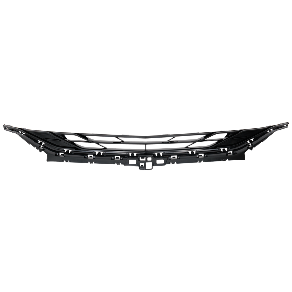 MALIBU 19-23 GRILLE, Textured Black Shell and Insert, L/LS/RS/LT/Hybrid/(Premier Model w/o Adaptive Cruise Ctrl) Models