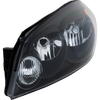 IMPALA 06-13/IMPALA LIMITED 14-16/MONTE CARLO 06-07 HEAD LAMP RH AND LH, Lens and Housing, Halogen, Black Bezel, 2-Piece