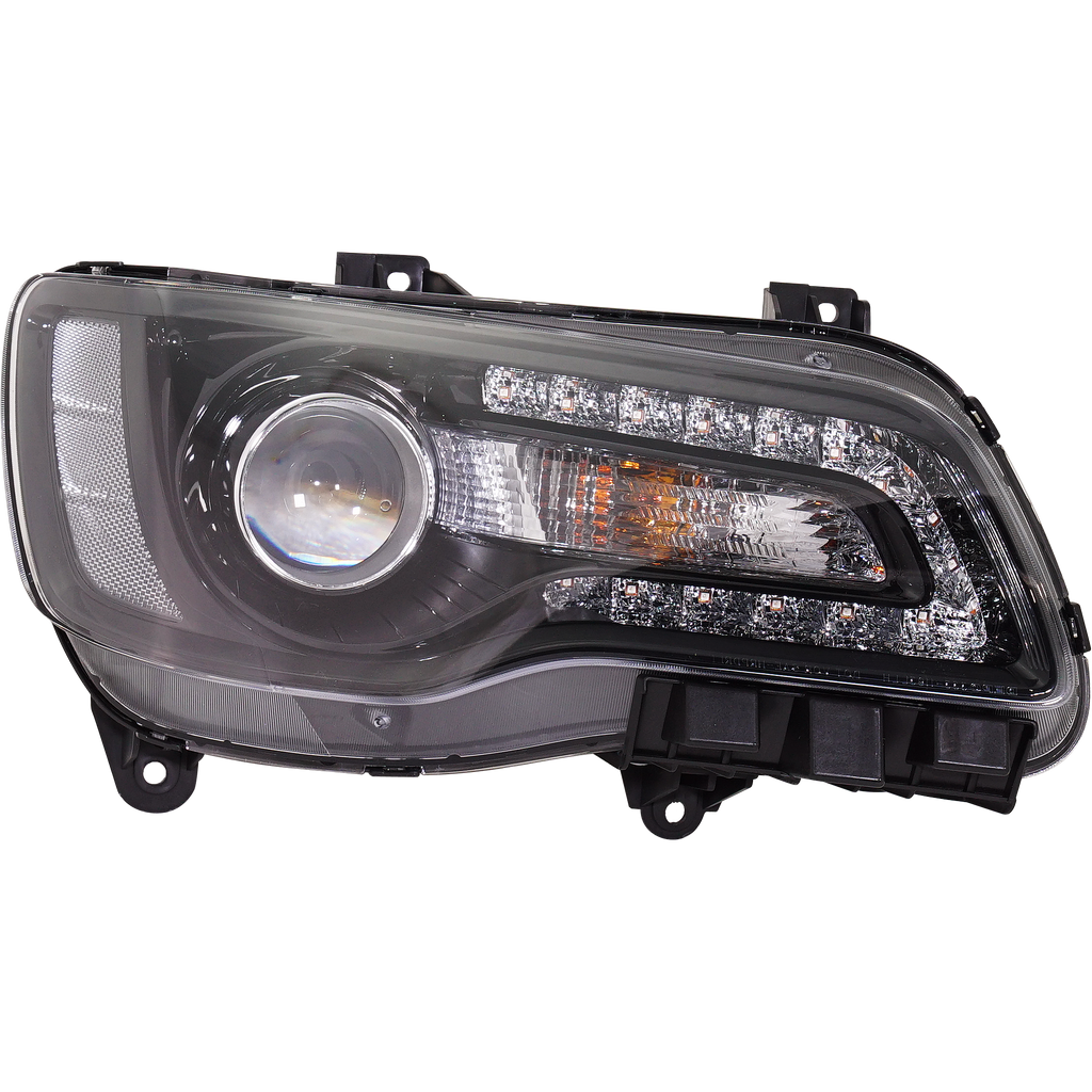 CHRYSLER 300 18-22 HEAD LAMP RH, Assembly, Halogen, Black Interior