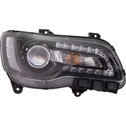 CHRYSLER 300 18-22 HEAD LAMP RH, Assembly, Halogen, Black Interior