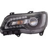 CHRYSLER 300 18-22 HEAD LAMP LH, Assembly, Halogen, Black Interior