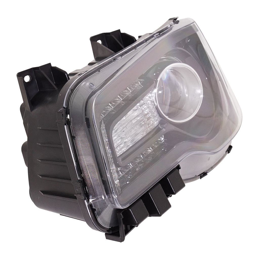 CHRYSLER 300 18-22 HEAD LAMP LH, Assembly, Halogen, Black Interior