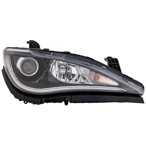 PACIFICA 17-20 HEAD LAMP RH, Assembly, Halogen, Hybrid Model, Chrome Interior, w/ Quad Lamps - CAPA