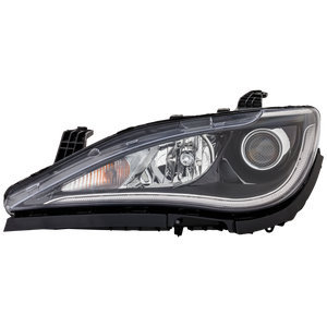PACIFICA 17-20 HEAD LAMP LH, Assembly, Halogen, Hybrid Model, Chrome Interior, w/ Quad Lamps - CAPA