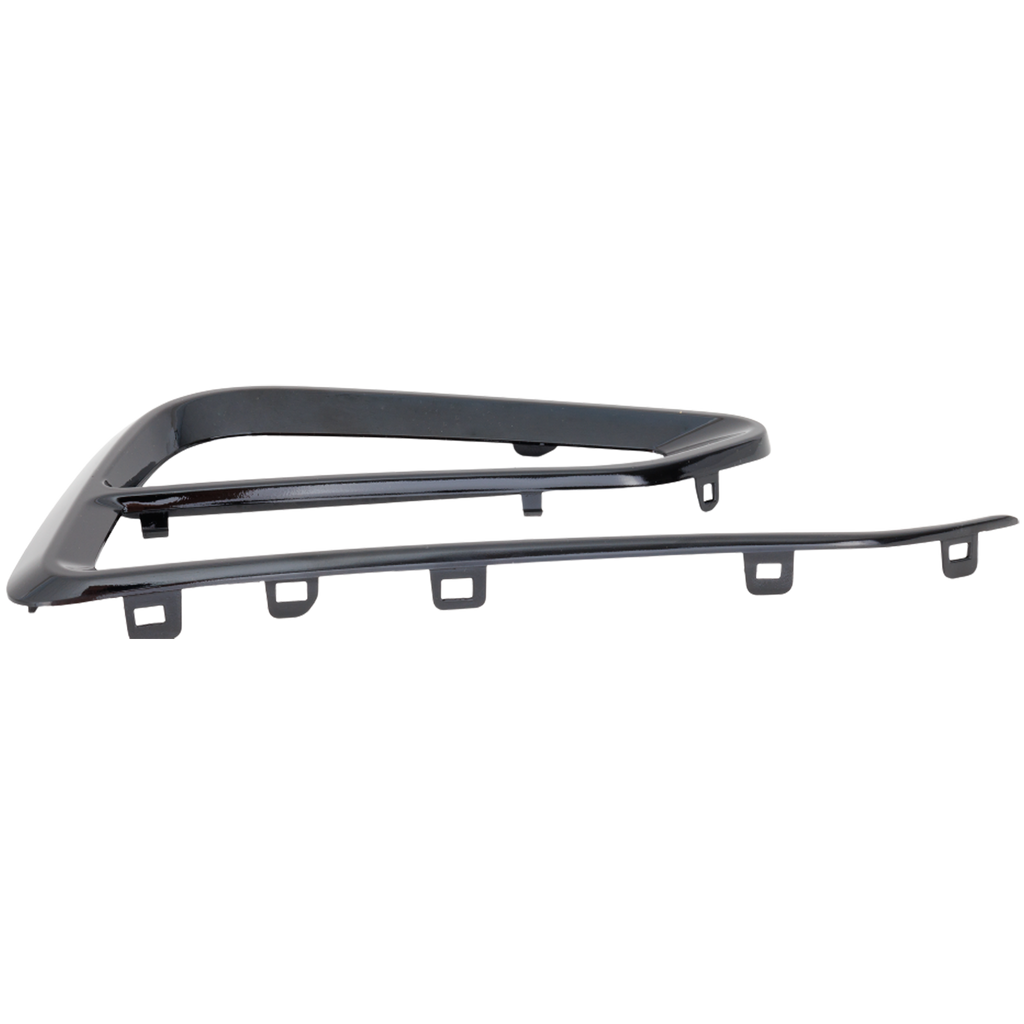 CRUZE 17-18 FRONT FOG LAMP MOLDING RH, Black, w/ RS Package, w/ Redline Package, LT Model, Hatchback/Sedan, USA Built Vehicle