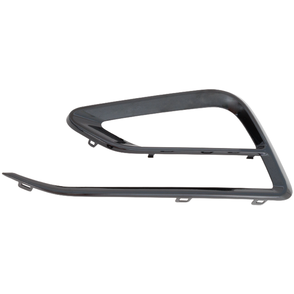 CRUZE 17-18 FRONT FOG LAMP MOLDING LH, Black, w/ RS Package, w/ Redline Package, LT Model, Hatchback/Sedan, USA Built Vehicle