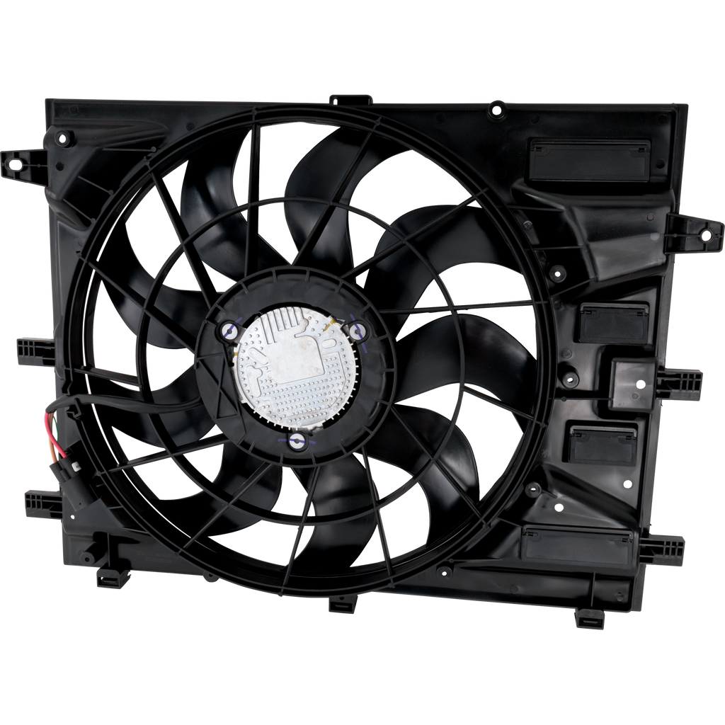 EQUINOX/TERRAIN 18-23 RADIATOR FAN ASSEMBLY, Single Fan, (Equinox, 1.5L Turbo Eng.),(Terrain, 1.5L/(2.0L Turbo Eng., w/o Towing Package))