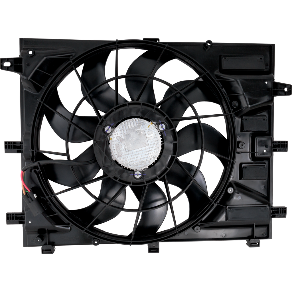 EQUINOX/TERRAIN 18-23 RADIATOR FAN ASSEMBLY, Single Fan, (Equinox, 1.5L Turbo Eng.),(Terrain, 1.5L/(2.0L Turbo Eng., w/o Towing Package))