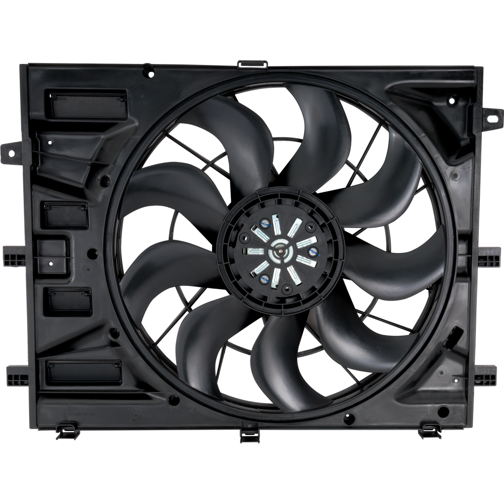 EQUINOX/TERRAIN 18-23 RADIATOR FAN ASSEMBLY, Single Fan, (Equinox, 1.5L Turbo Eng.),(Terrain, 1.5L/(2.0L Turbo Eng., w/o Towing Package))