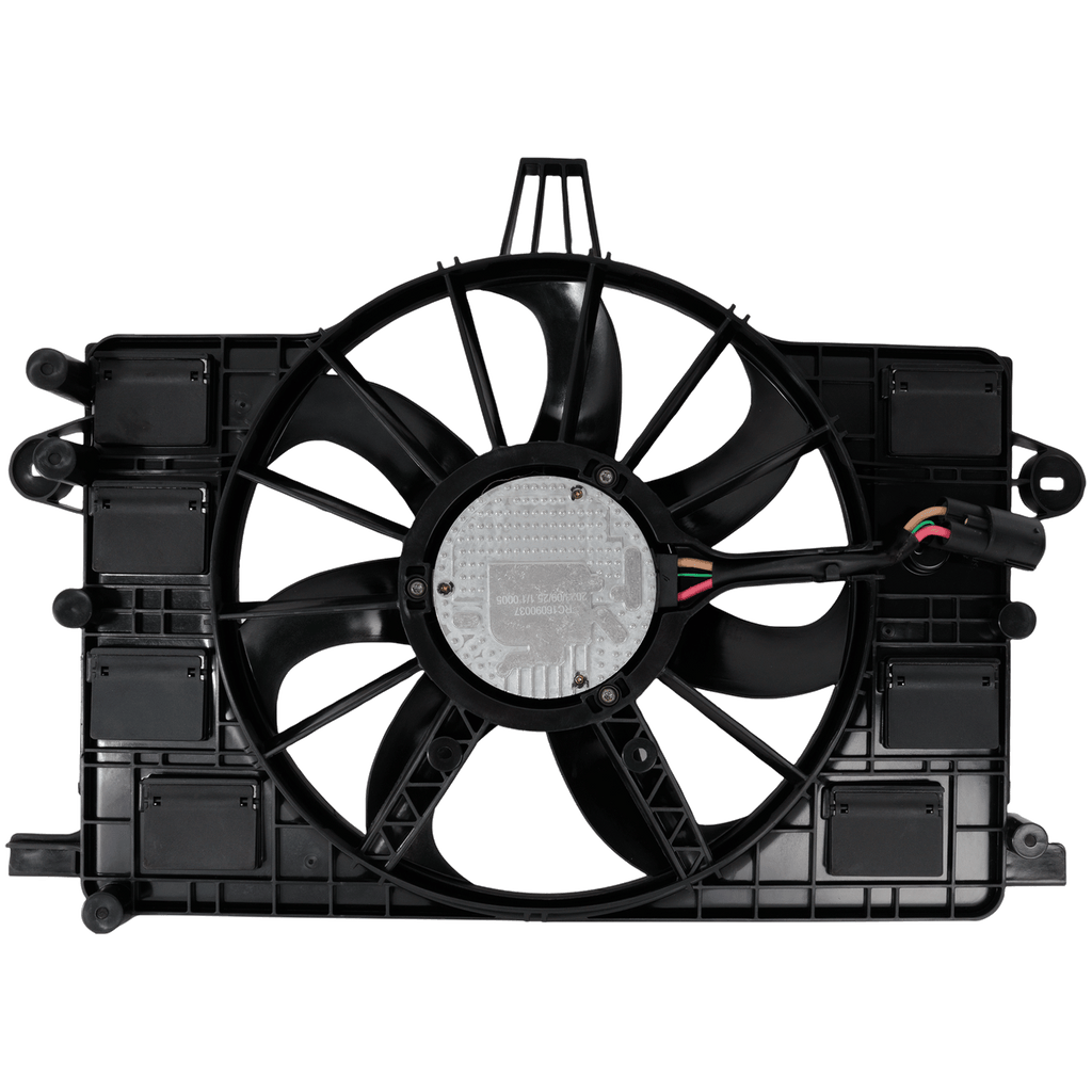 CORVETTE 14-19 RADIATOR FAN ASSEMBLY, Single Fan, Stingray Model, Standard Duty, Coupe/Convertible