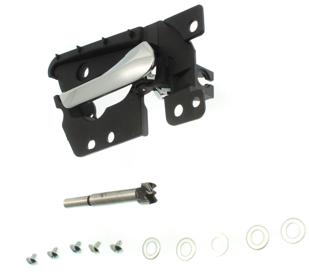 IMPALA 06-16 FRONT INTERIOR DOOR HANDLE RH, Chrome Lever+Black Housing, (=REAR)