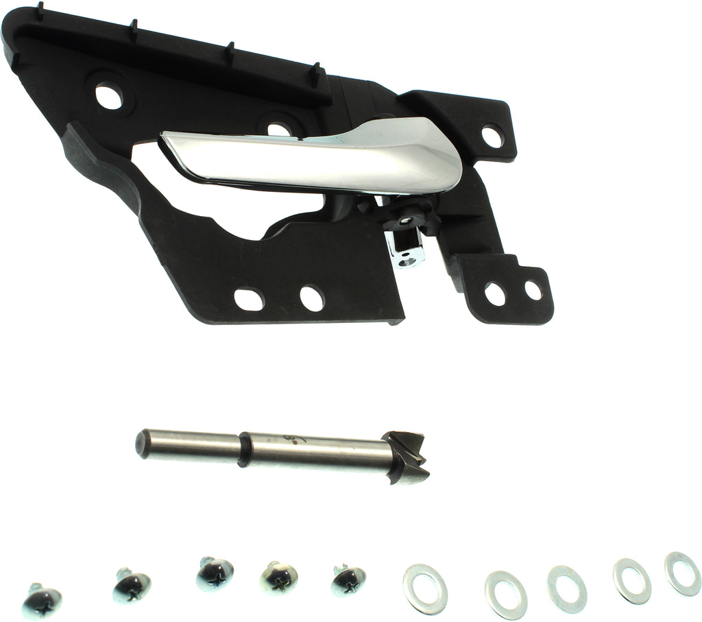IMPALA 06-16 FRONT INTERIOR DOOR HANDLE RH, Chrome Lever+Black Housing, (=REAR)