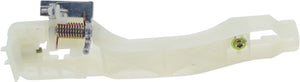 AVEO 07-11 FRONT DOOR HANDLE LH, Outside, White, Reinforcement Bracket Only, Plastic+Metal, Sedan
