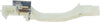 AVEO 07-11 FRONT DOOR HANDLE LH, Outside, White, Reinforcement Bracket Only, Plastic+Metal, Sedan