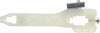AVEO 07-11 FRONT DOOR HANDLE LH, Outside, White, Reinforcement Bracket Only, Plastic+Metal, Sedan